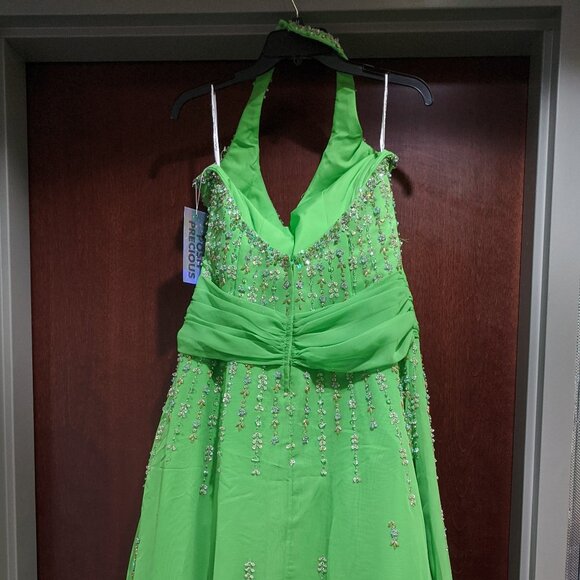 Posh Precious 020240 Green Flash Size 10 Prom Dress - Picture 6 of 10